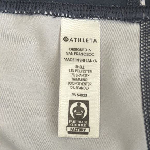 Athleta Navy Blue Floral Sonic Tennis Skort, S - Picture 6 of 14